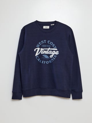 Sweatshirt estampada com gola redonda 'Produkt'