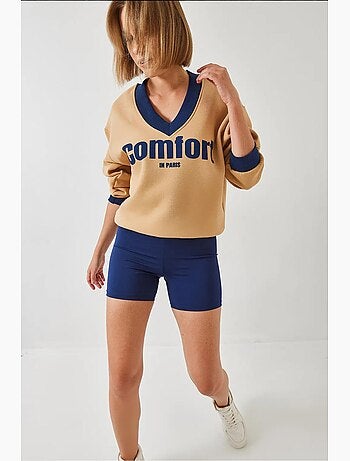 Sweatshirt estampada comfort lucci