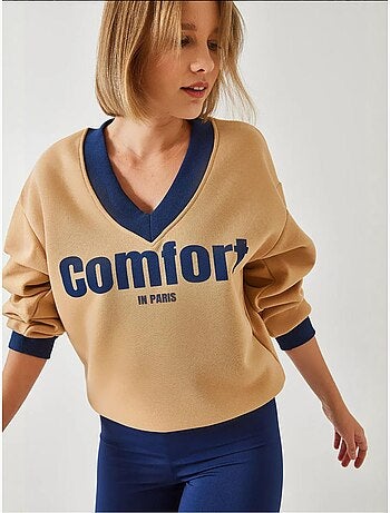 Sweatshirt estampada comfort lucci