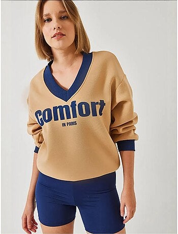 Sweatshirt estampada comfort lucci