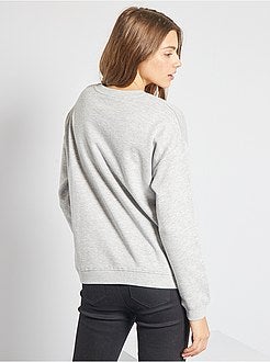 Sweatshirt estampada de conceção ecológica - Kiabi
