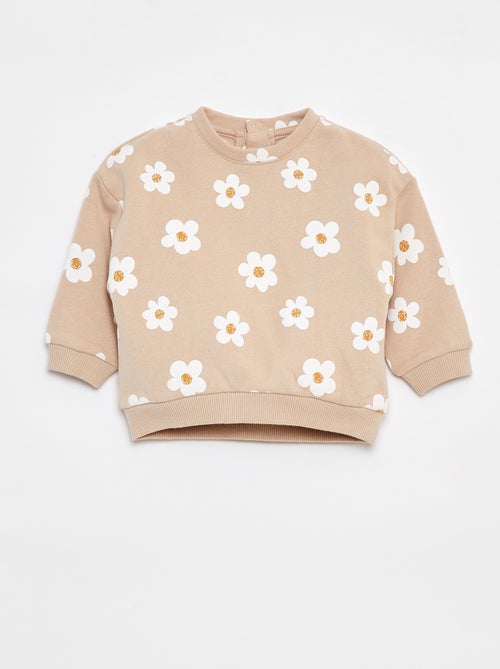 Sweatshirt estampada de fantasia - Kiabi