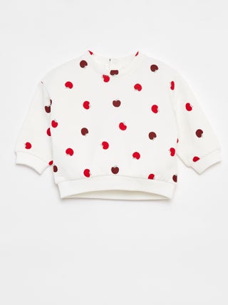 Sweatshirt estampada de fantasia