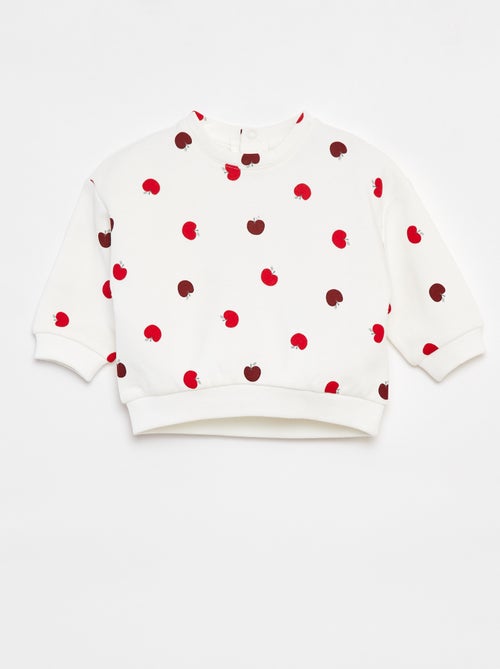 Sweatshirt estampada de fantasia - Kiabi
