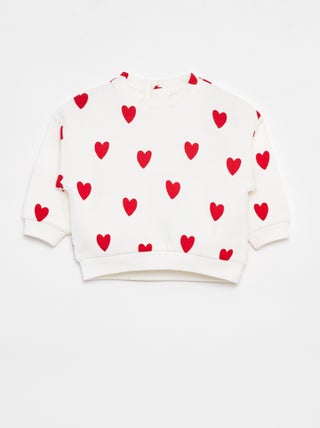 Sweatshirt estampada de fantasia
