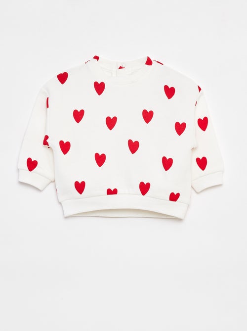 Sweatshirt estampada de fantasia - Kiabi
