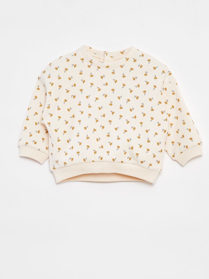 Sweatshirt estampada de fantasia Rosa - Kiabi