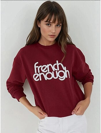 Sweatshirt estampada de gola redonda hiccup