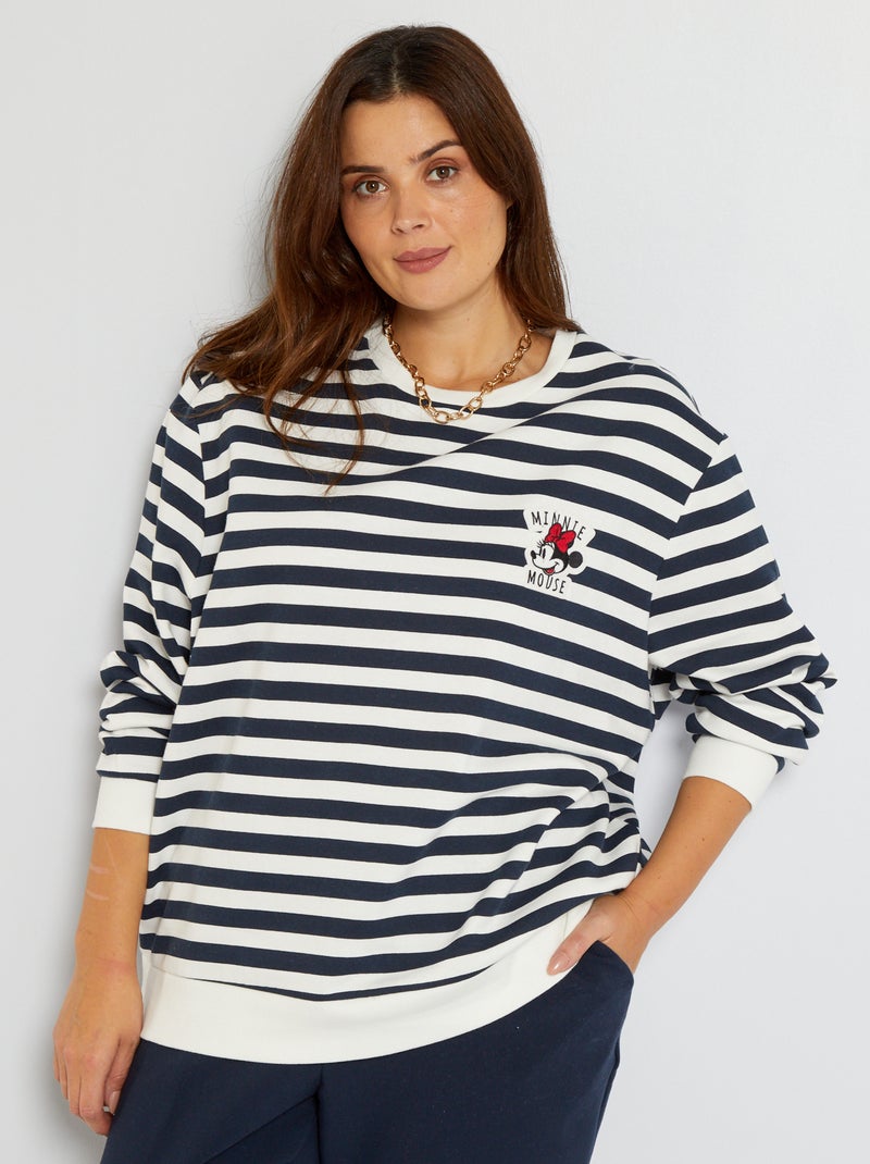 Sweatshirt estampada 'Disney' AZUL - Kiabi