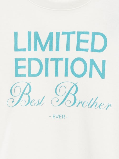 Sweatshirt estampada em french terry - Kiabi