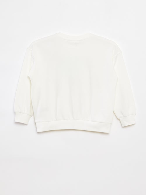 Sweatshirt estampada em french terry - Kiabi