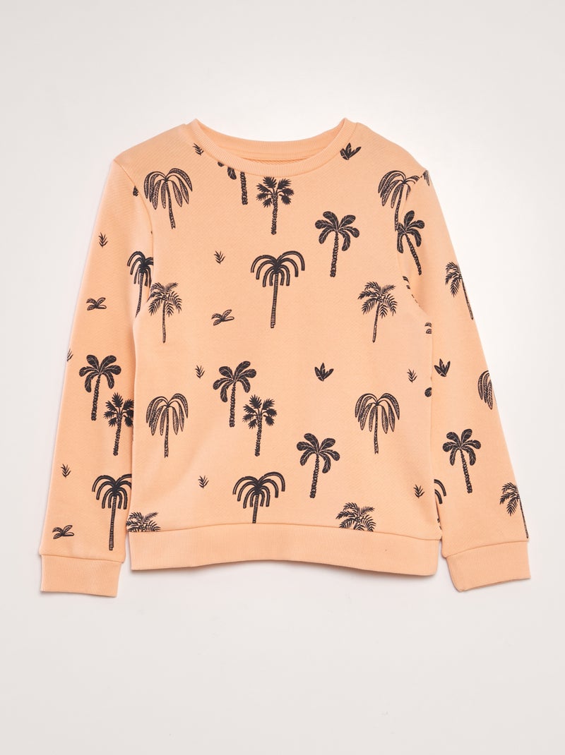 Sweatshirt estampada em french terry ROSA - Kiabi