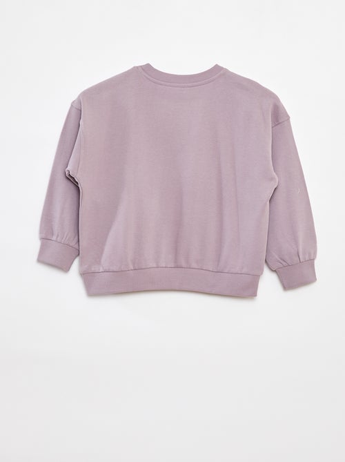 Sweatshirt estampada em french terry - Kiabi