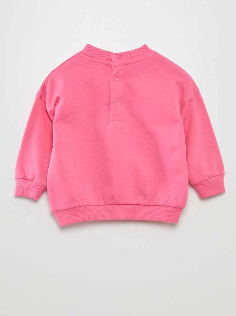 Sweatshirt estampada 'Monsieur Madame' ROSA - Kiabi