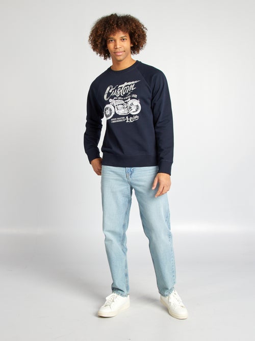 Sweatshirt estampada 'mota' - Kiabi