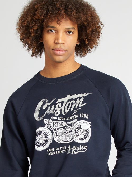 Sweatshirt estampada 'mota' - Kiabi