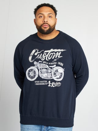 Sweatshirt estampada 'mota' em French Terry