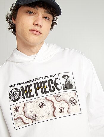 Sweatshirt estampada 'One Piece' em moletão