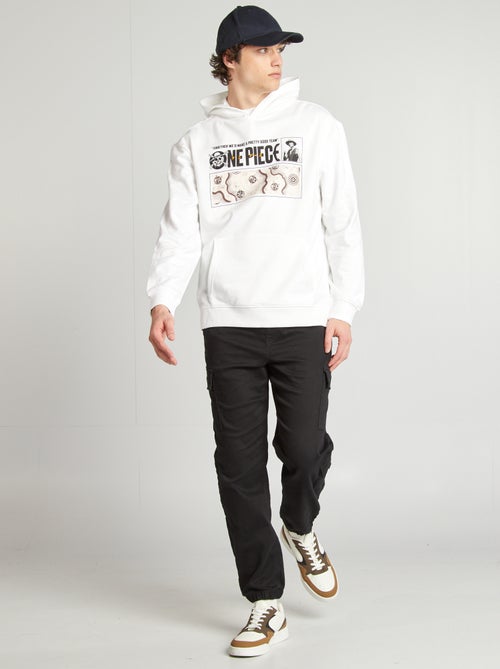 Sweatshirt estampada 'One Piece' em moletão - Kiabi