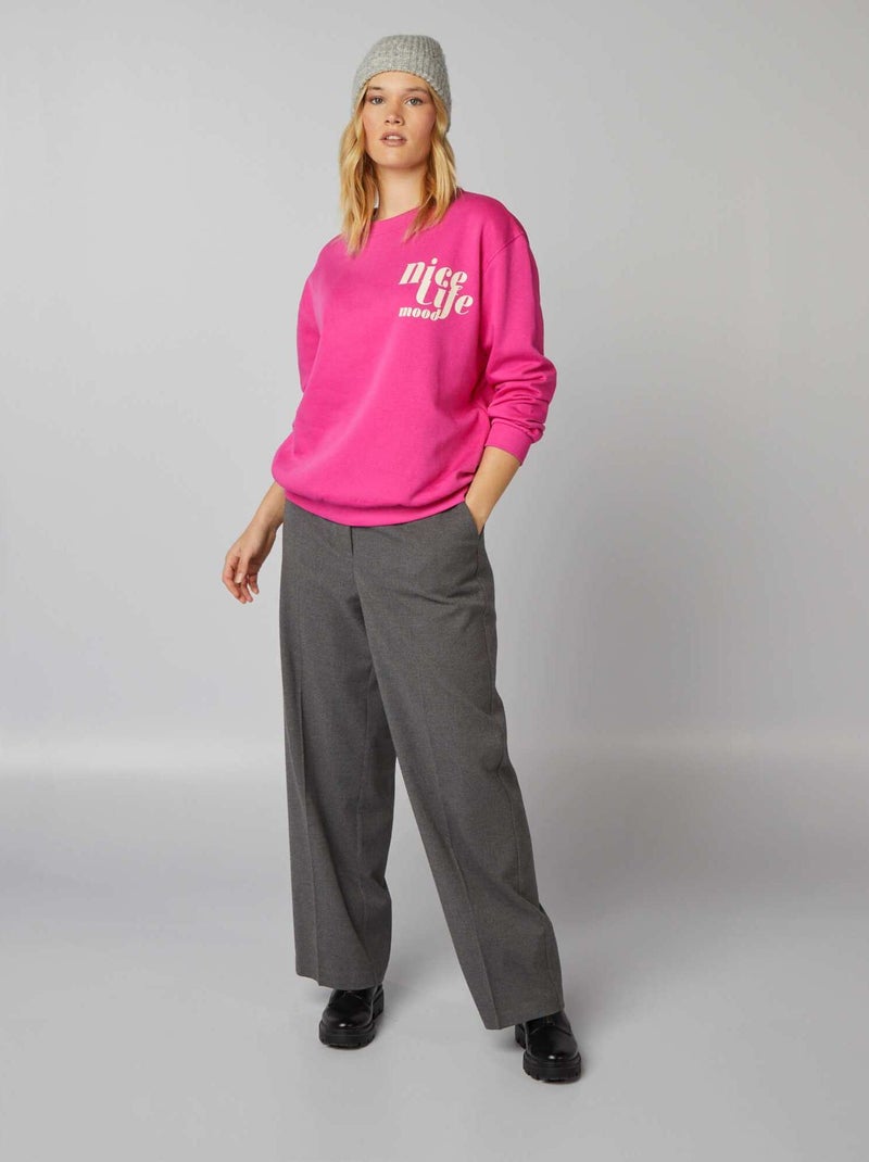 Sweatshirt estampada ROSA - Kiabi