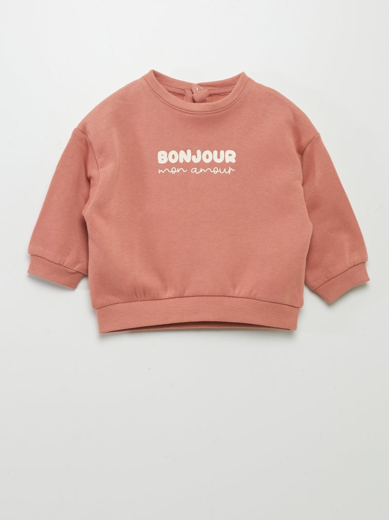 Sweatshirt estampada ROSA - Kiabi