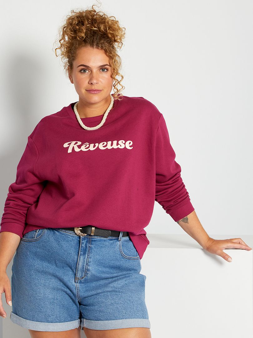 Sweatshirt estampada ROSA - Kiabi