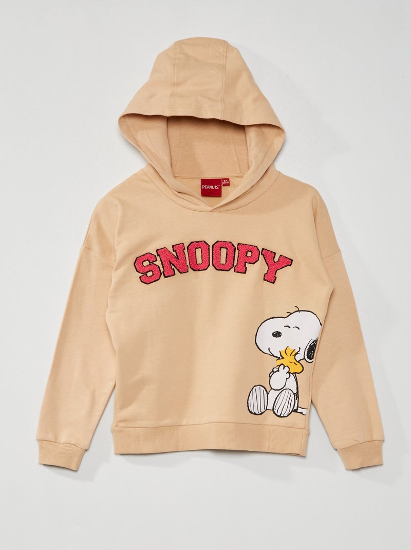 Sweatshirt estampada 'Snoopy' BEGE - Kiabi
