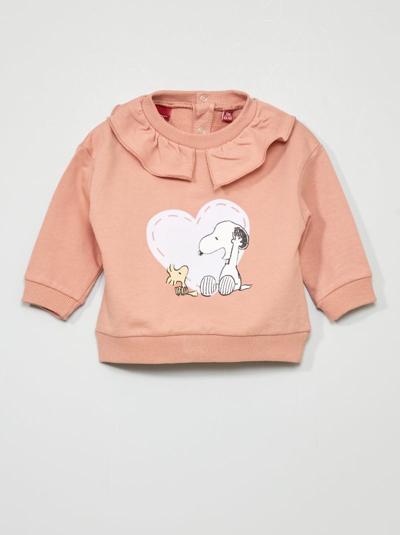 Sweatshirt estampada 'Snoopy' BRANCO - Kiabi