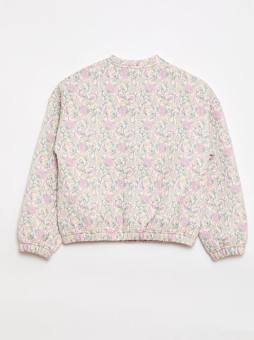 Sweatshirt estampado com efeito moletom - Coleção "Fácil de Vestir" - Kiabi