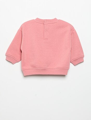 Sweatshirt estampado de manga comprida