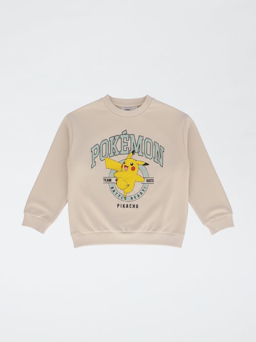 Sweatshirt estampado 'Pokémon' 'Pikachu' - Kiabi