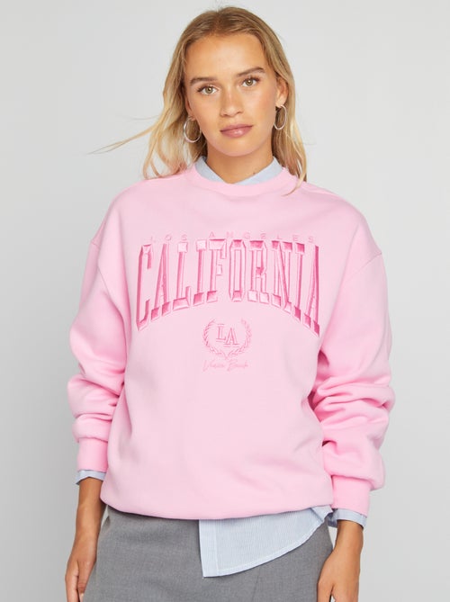 Sweatshirt estilo campus - Kiabi