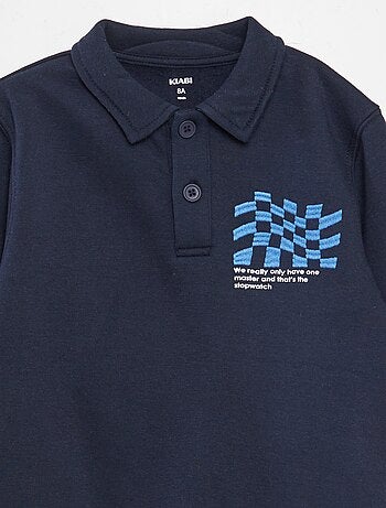 Sweatshirt estilo polo
