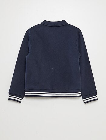 Sweatshirt estilo polo