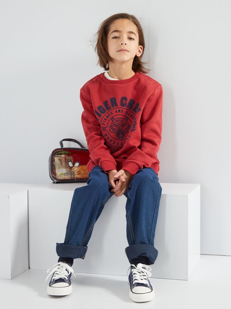 Sweatshirt fácil de vestir ROXO - Kiabi