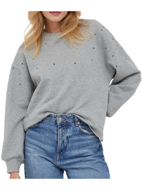 Sweatshirt Feminina Cinzenta Pepe Jeans Caroline - Kiabi Sweatshirt Feminina Cinzenta Pepe Jeans Caroline - Kiabi