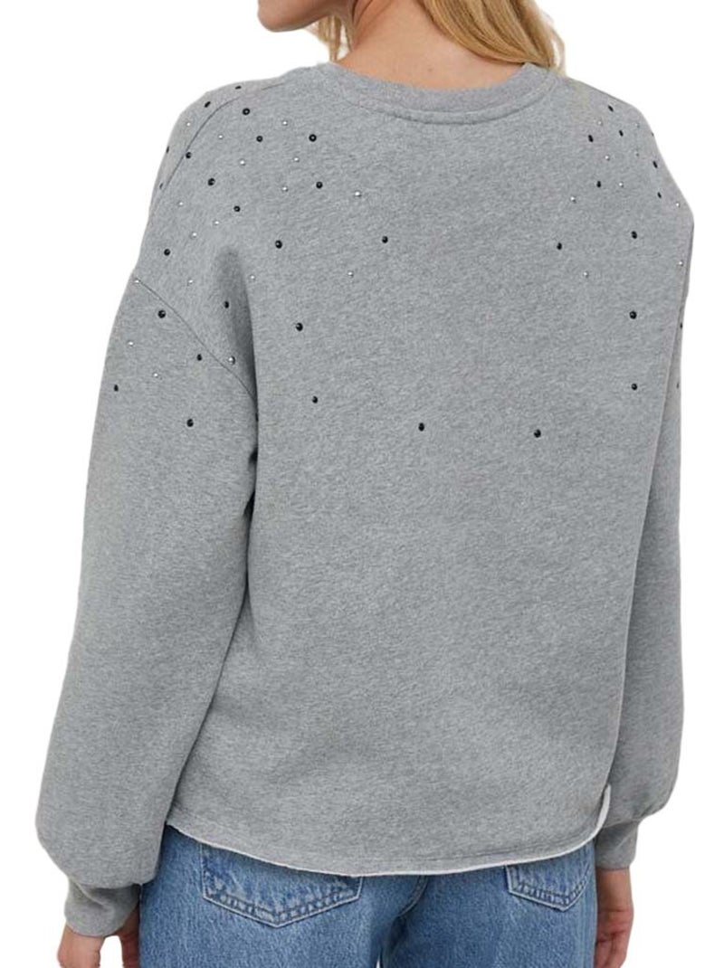 Sweatshirt Feminina Cinzenta Pepe Jeans Caroline Cinza-prateado - Kiabi