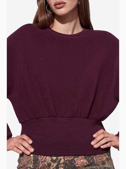 Sweatshirt feminina de algodão e poliéster busem - Kiabi Sweatshirt feminina de algodão e poliéster busem - Kiabi