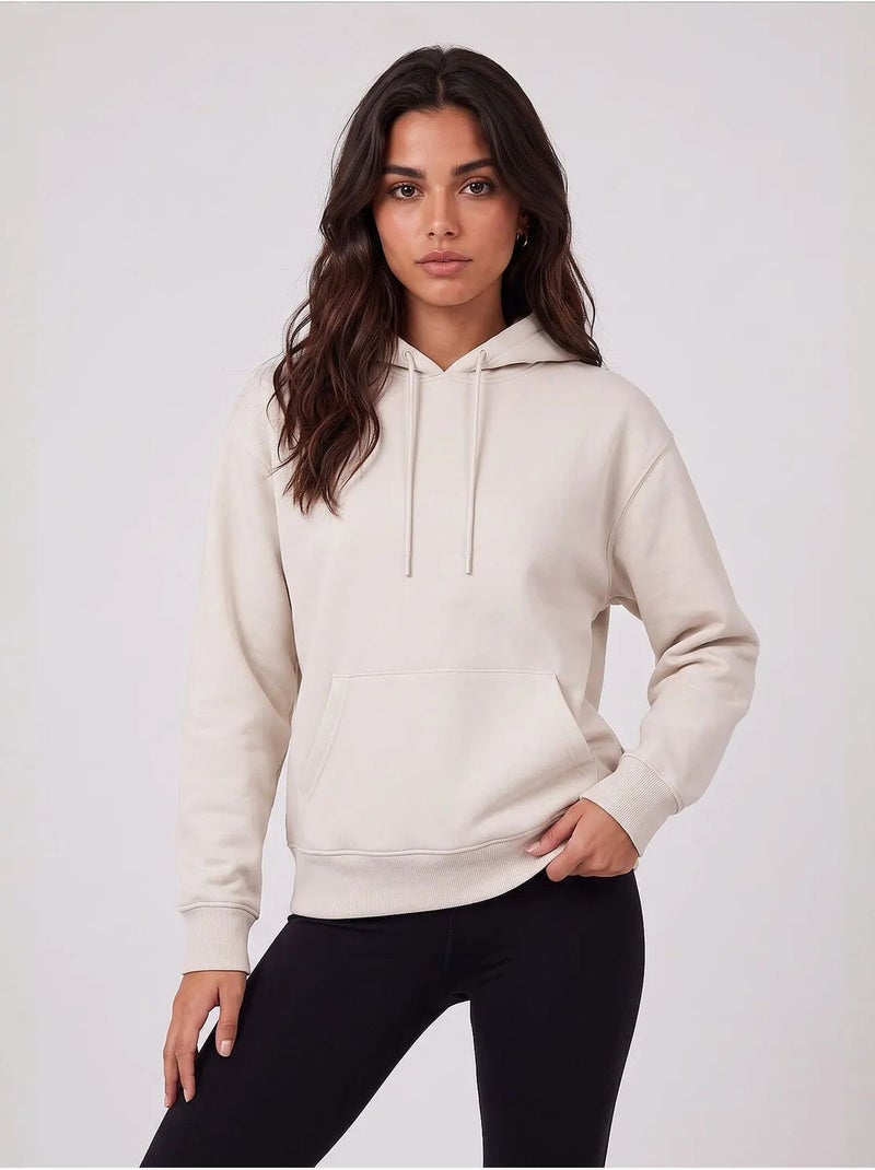 Sweatshirt feminina de algodão e poliéster tommy Roxo - Kiabi