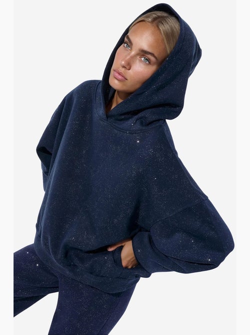 Sweatshirt feminina em mistura de algodão busem - Kiabi