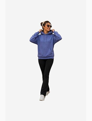 Sweatshirt feminina em mistura de algodão tommy