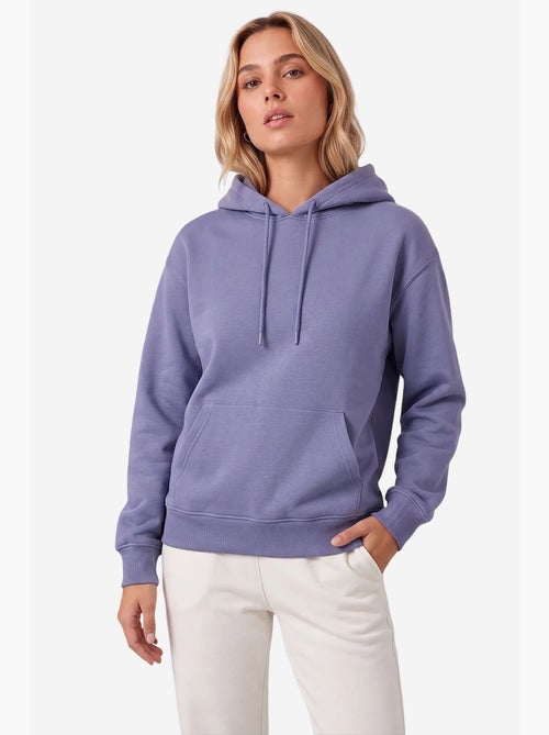 Sweatshirt feminina em mistura de algodão tommy - Kiabi Sweatshirt feminina em mistura de algodão tommy - Kiabi