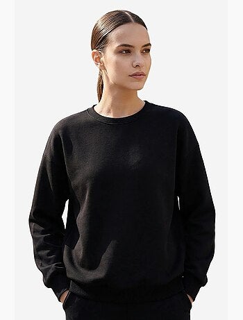 Sweatshirt feminina em mistura de algodão tommy