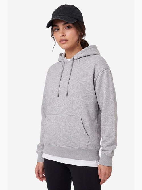 Sweatshirt feminina em mistura de algodão tommy - Kiabi Sweatshirt feminina em mistura de algodão tommy - Kiabi