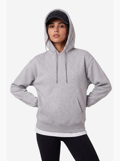 Sweatshirt feminina em mistura de algodão tommy - Kiabi Sweatshirt feminina em mistura de algodão tommy - Kiabi