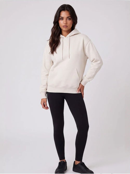 Sweatshirt feminina em mistura de algodão tommy - Kiabi Sweatshirt feminina em mistura de algodão tommy - Kiabi