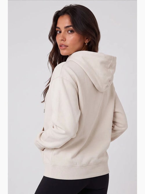 Sweatshirt feminina em mistura de algodão tommy - Kiabi Sweatshirt feminina em mistura de algodão tommy - Kiabi