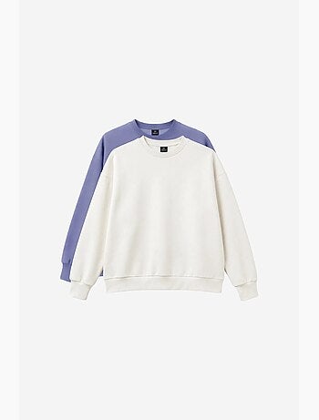 Sweatshirt feminina em mistura de algodão tommy