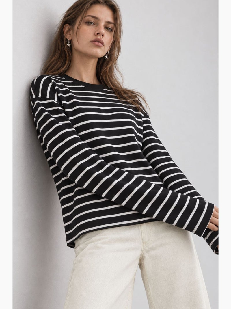 Sweatshirt feminina istanbul Preto - Kiabi
