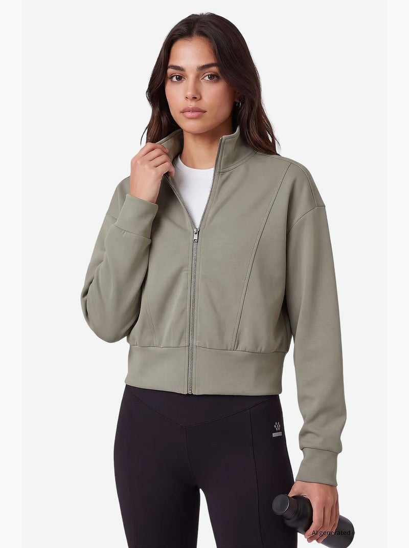 Sweatshirt feminina tommy Cáqui - Kiabi